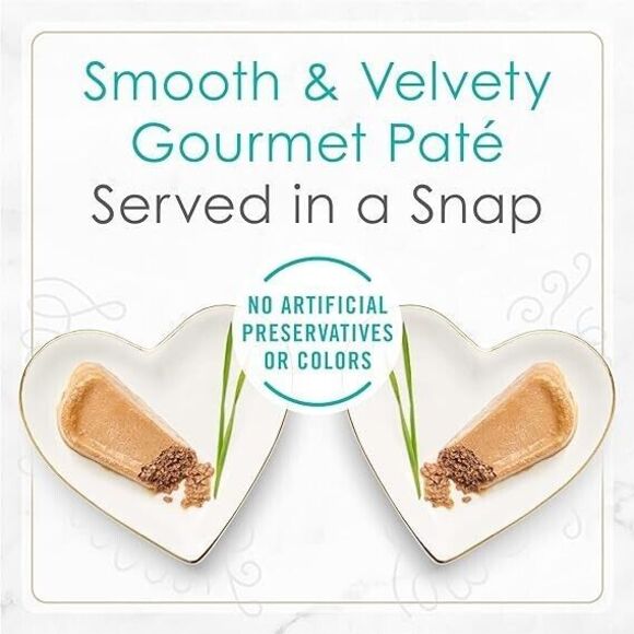 Purina Fancy Feast Gourmet Pate Wet Cat Food, Petites Ocean Whitefish & Tuna 12 - Picture 3 of 6